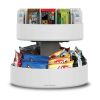 2 Tier Lazy Susan Granola Bar and Snack Organizer, Home, Office, Breakroom